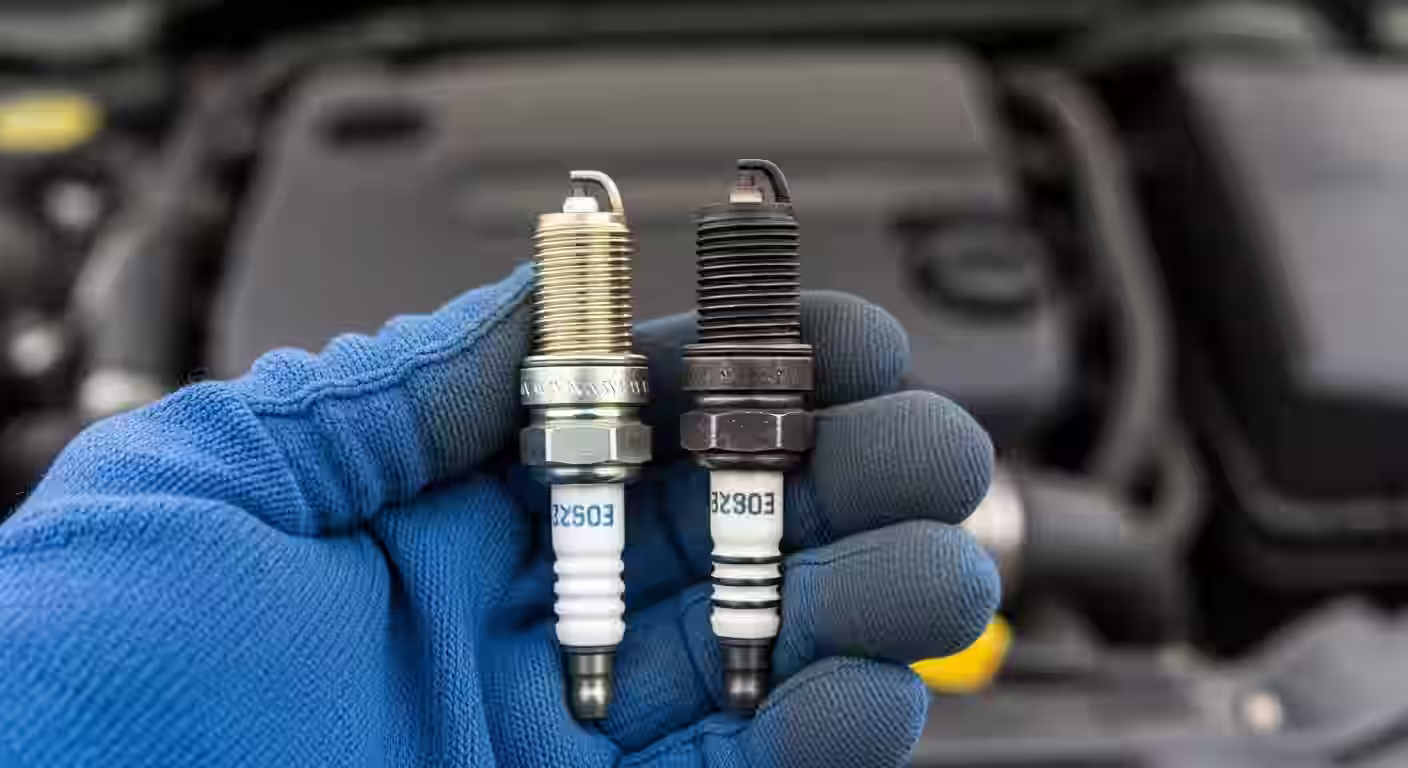 Swap Out Old Spark Plugs ($10–$30)
